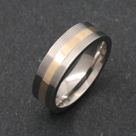 Titanium Ring - Gold Tausert